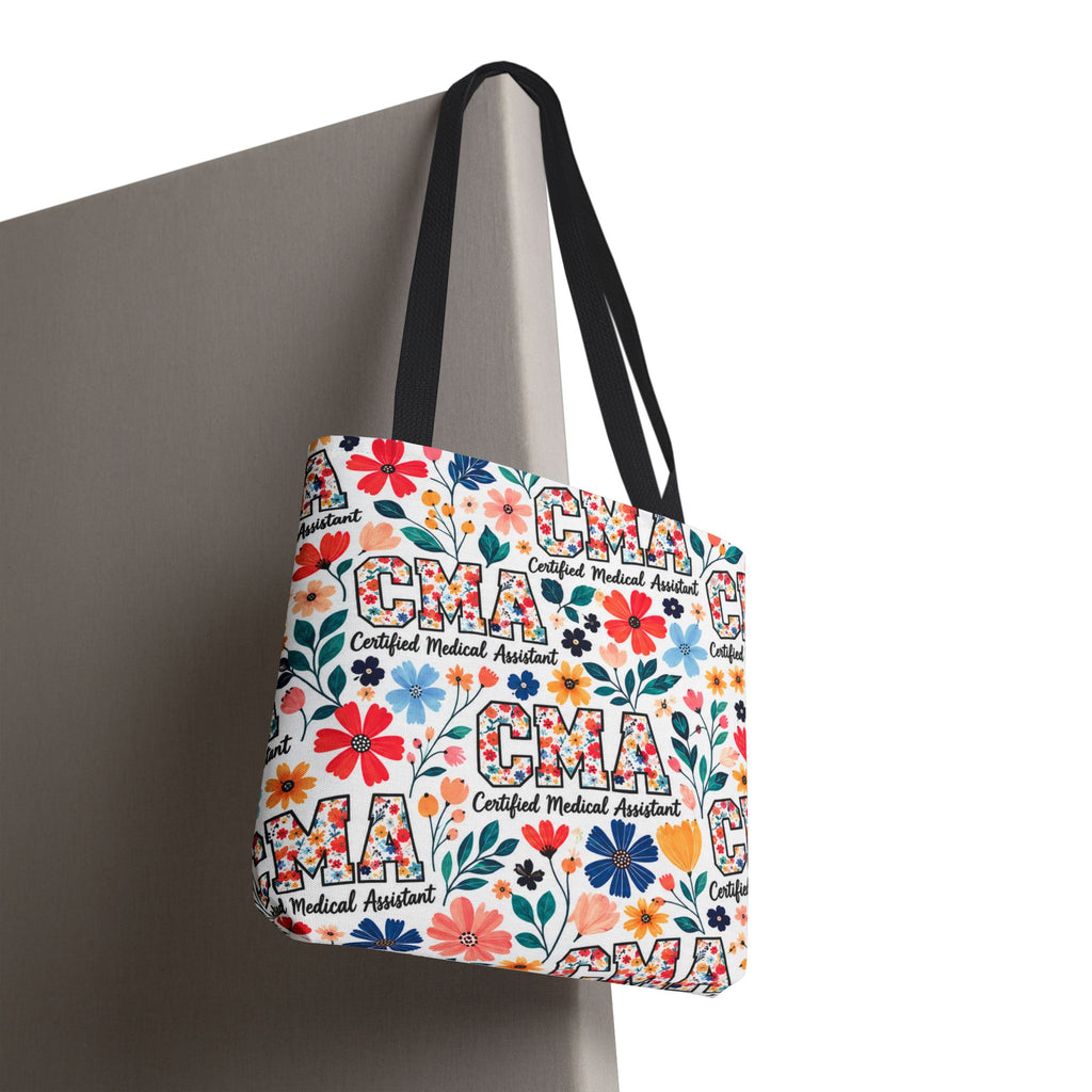 CMA Floral  — Certified Medical Assistant All Over Print Tote Bag