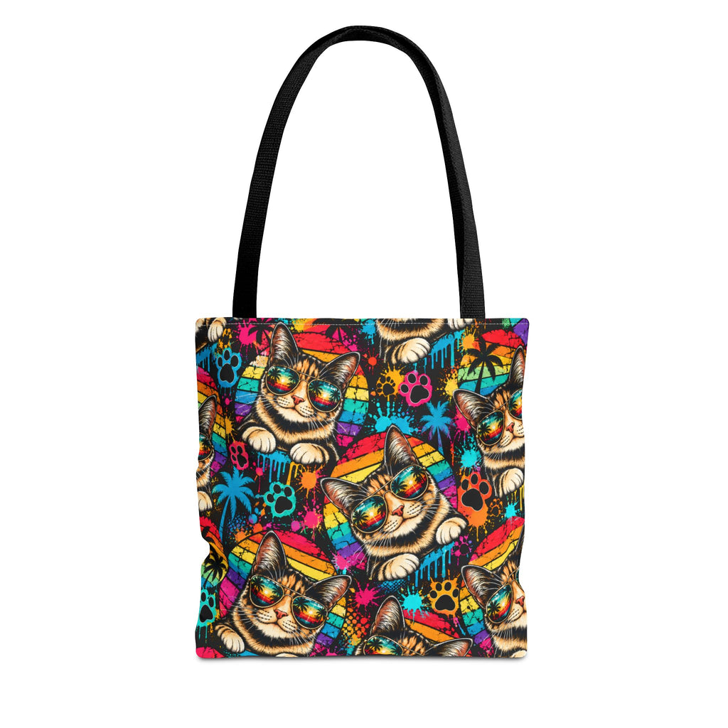 Retro Best Cat Dad Ever All-Over Print Bag