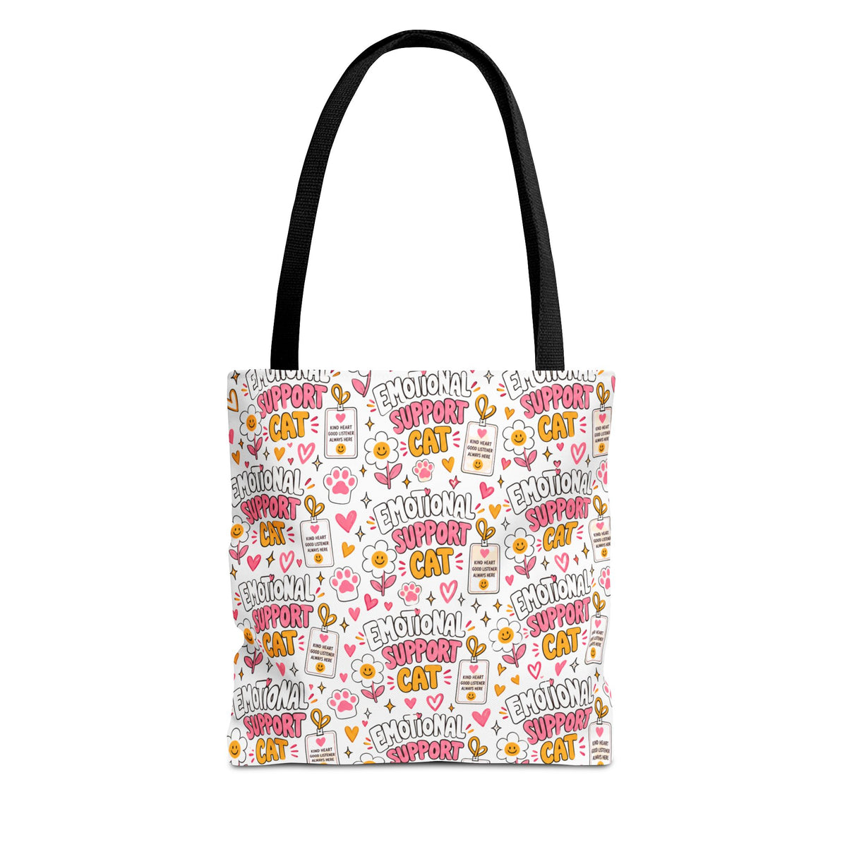 Emotional Support Cat All Over Print Tote Bag