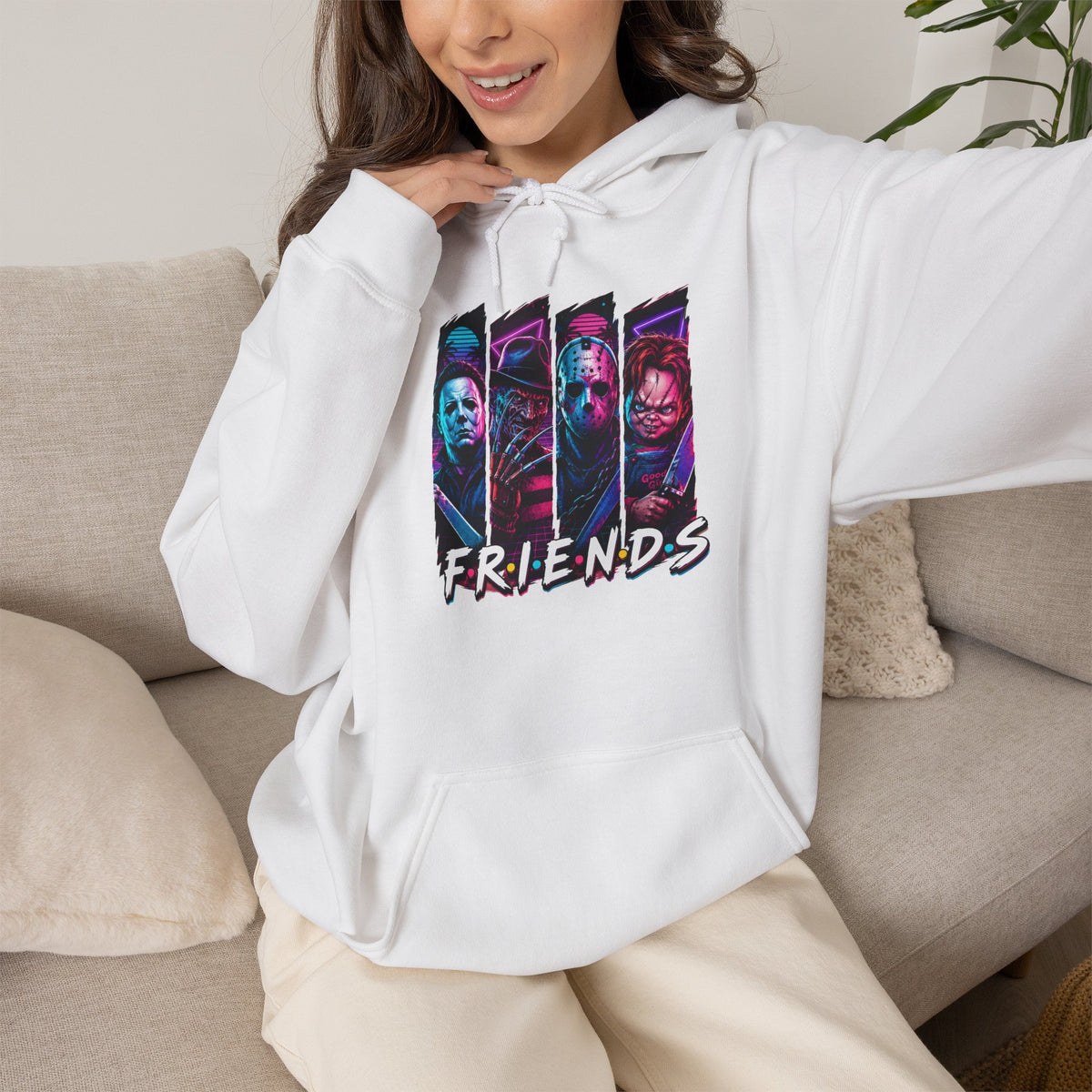 Horror Icons "Friends" Hoodie