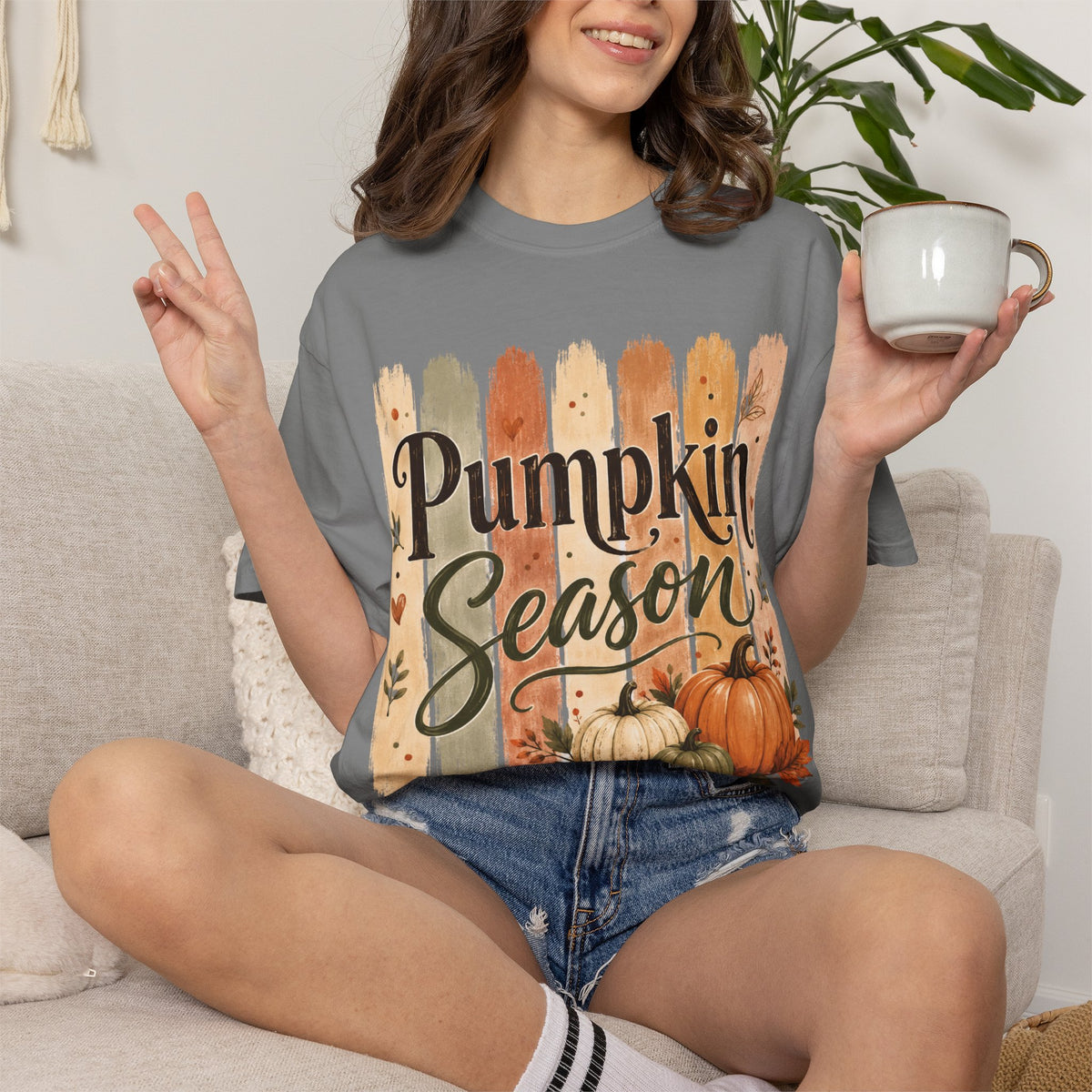 Pumpkin Season Fall Harvest T-Shirt (Comfort Colors)
