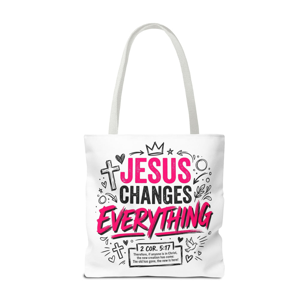 Jesus Changes Everything Christian Tote bag