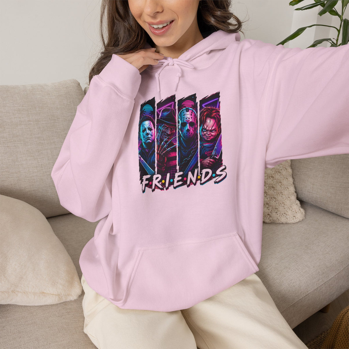 Horror Icons "Friends" Hoodie