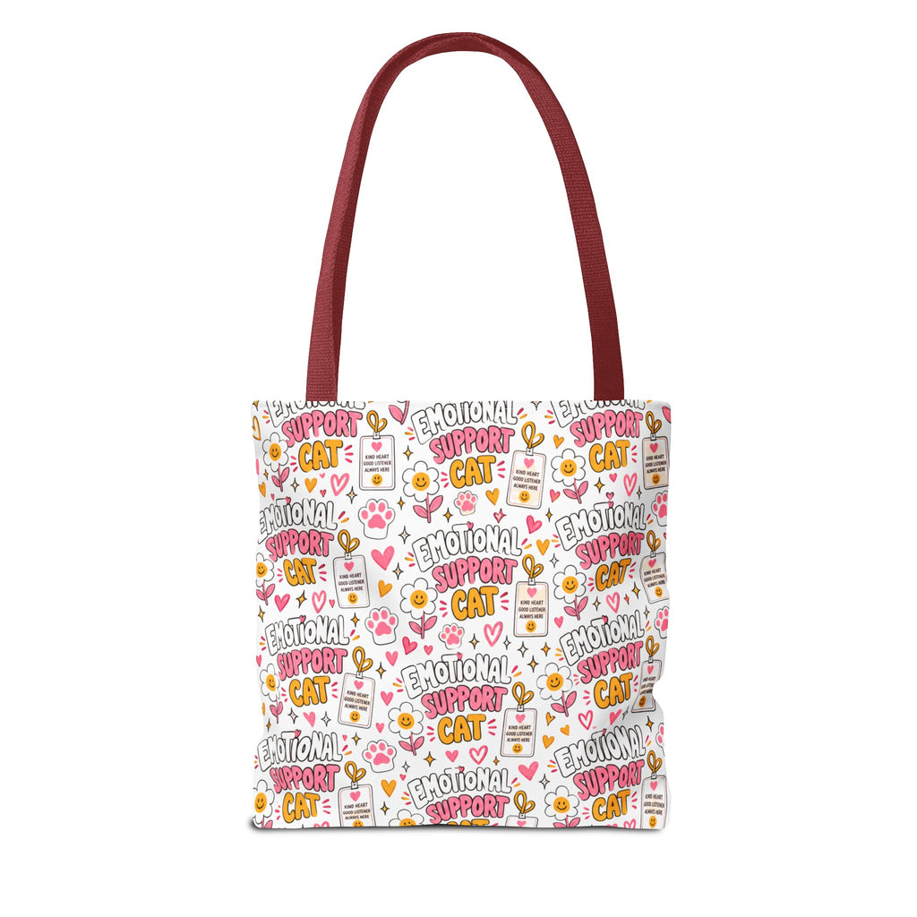 Emotional Support Cat All Over Print Tote Bag