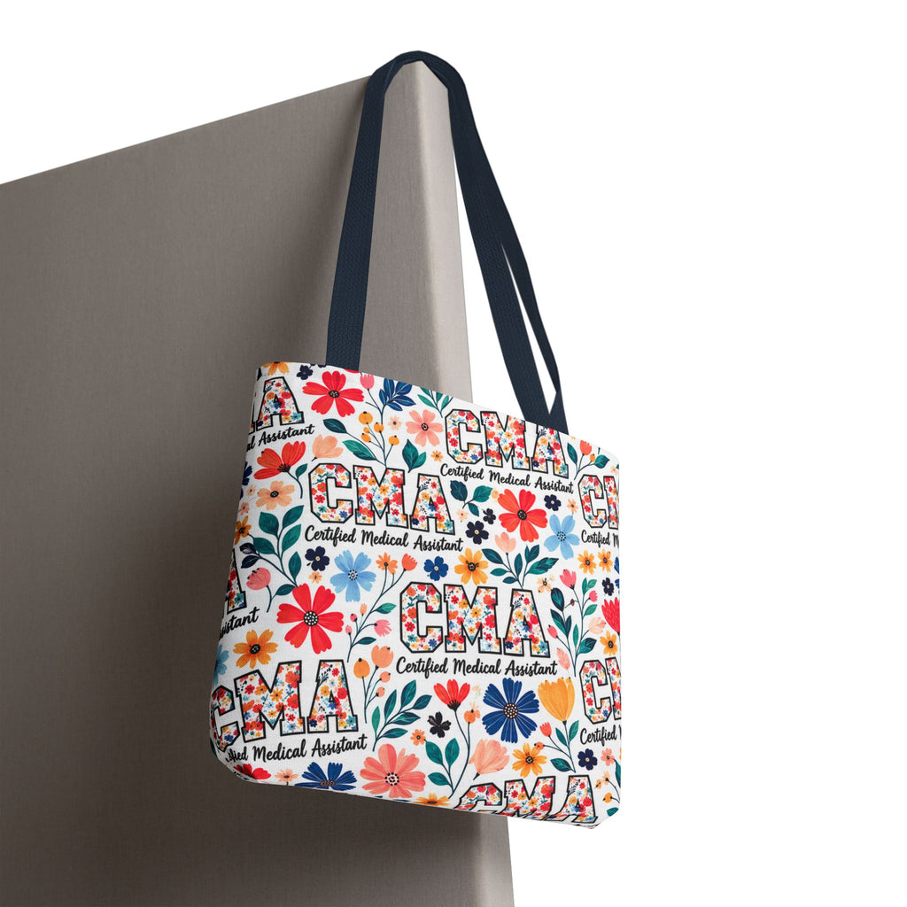 CMA Floral  — Certified Medical Assistant All Over Print Tote Bag