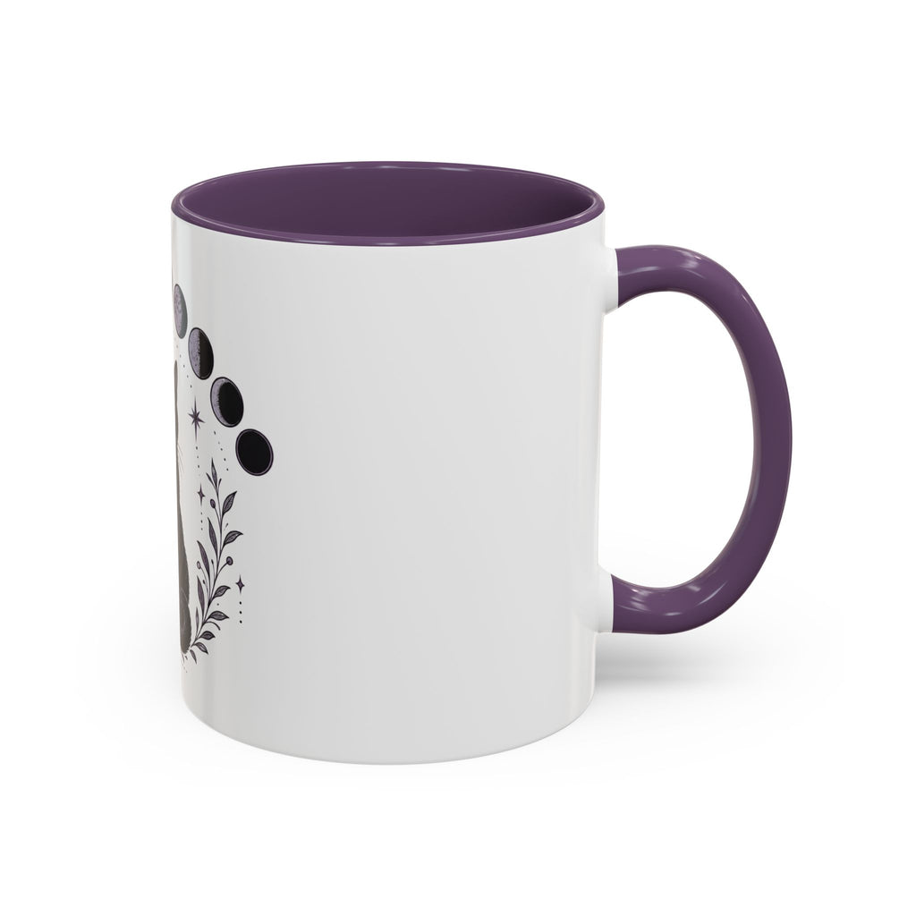 Black Cat Moon Phases Coffee Mug (11 oz /15 oz)