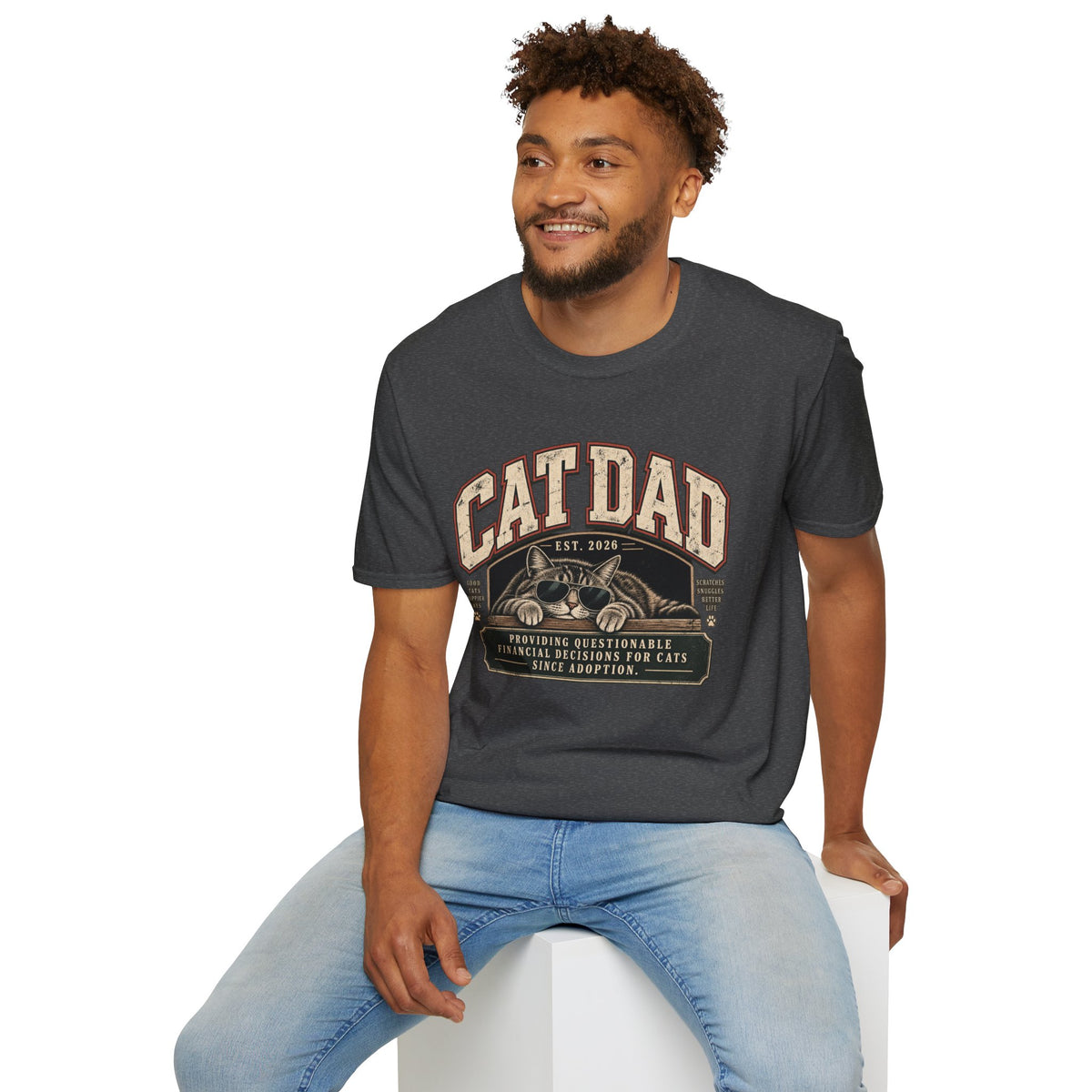 Cat Dad Since 2026 T-Shirt