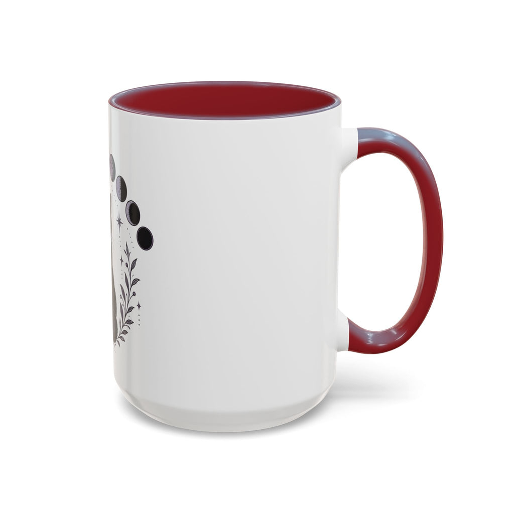 Black Cat Moon Phases Coffee Mug (11 oz /15 oz)