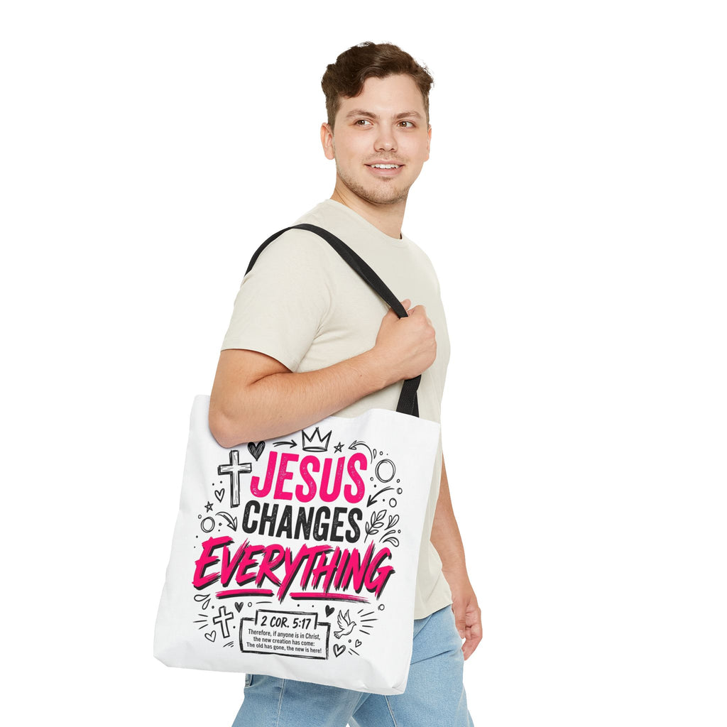 Jesus Changes Everything Christian Tote bag