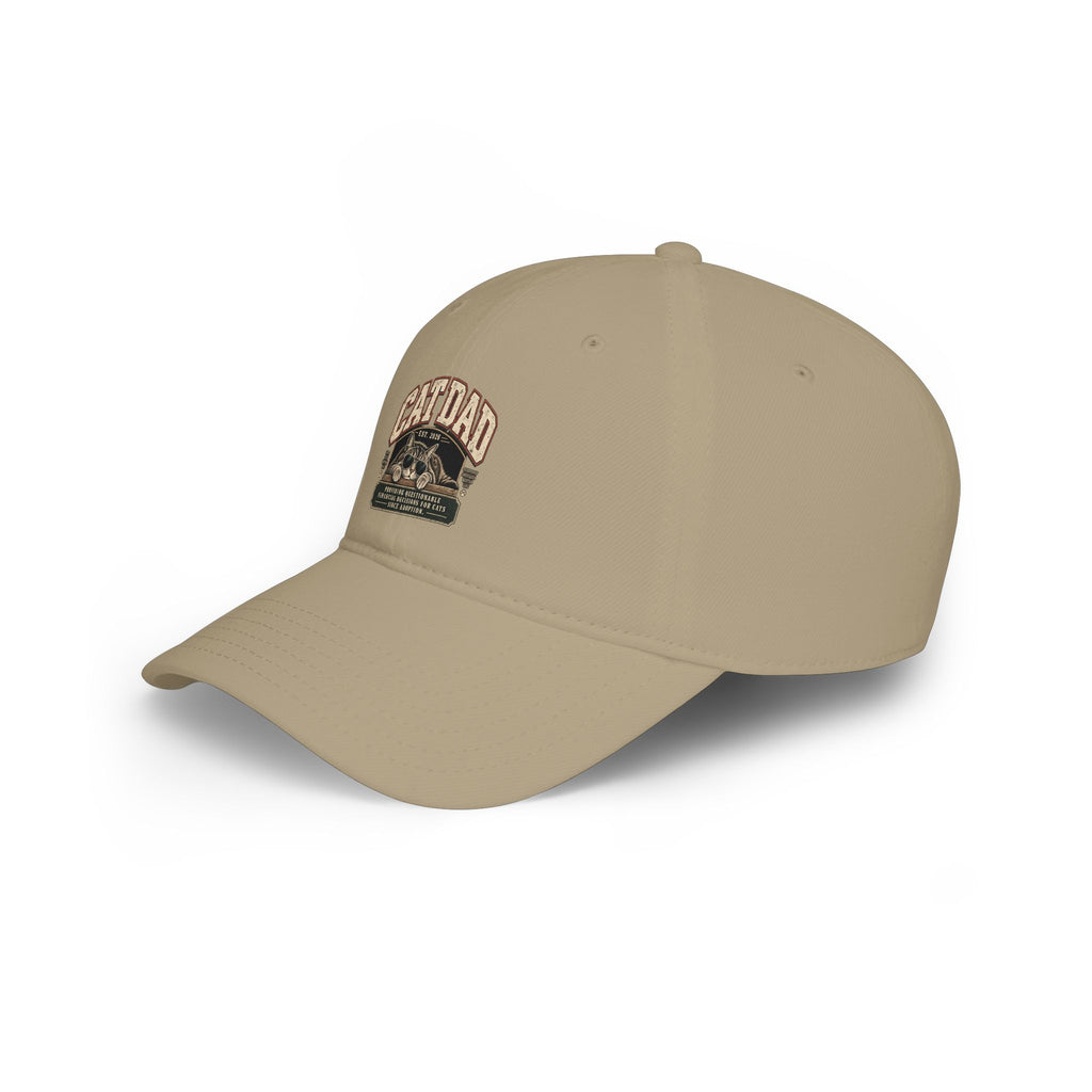 Cat Dad Since 2026 Low Pofile Baseball Cap