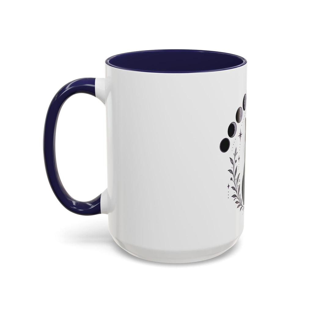 Black Cat Moon Phases Coffee Mug (11 oz /15 oz)
