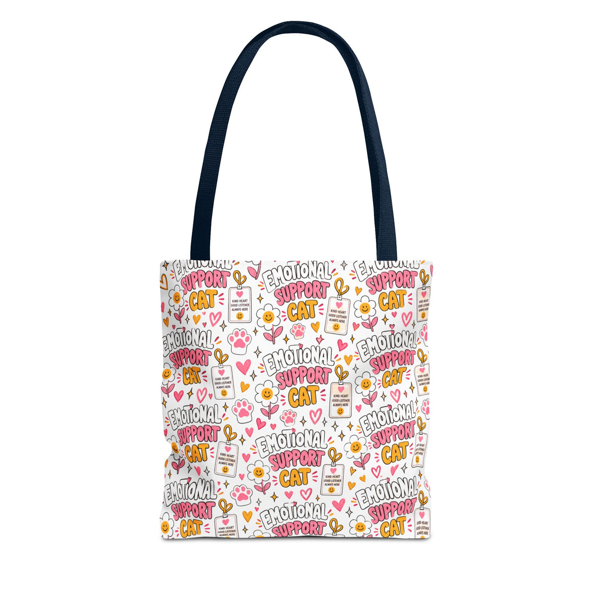 Emotional Support Cat All Over Print Tote Bag