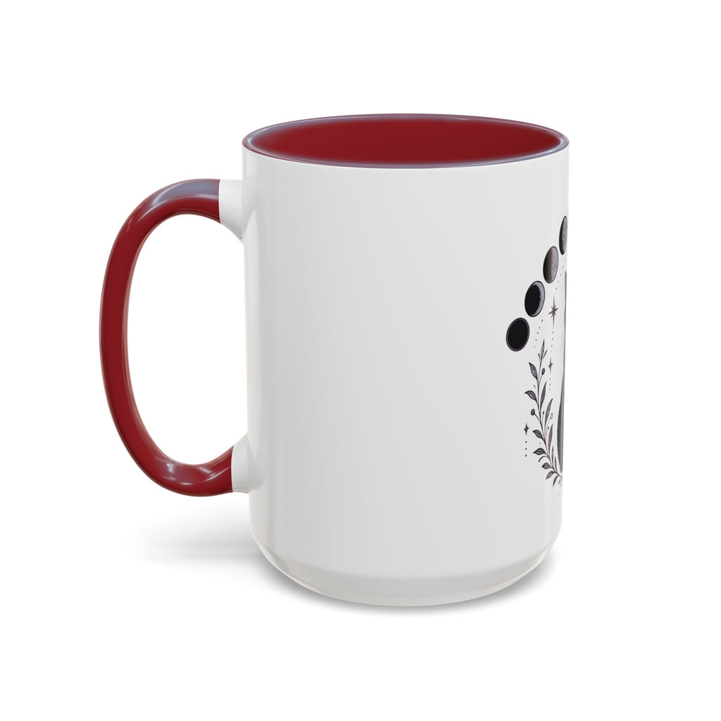 Black Cat Moon Phases Coffee Mug (11 oz /15 oz)
