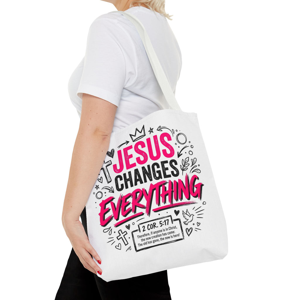 Jesus Changes Everything Christian Tote bag