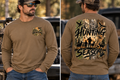 Hunting Season – Vintage Camo Wildlife Graphic Long Sleeve T-Shirt